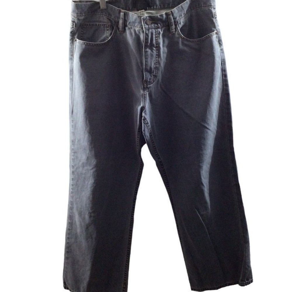 SALE EXPRESS Mens Gray Wash Straight Leg Jeans‎ 36W 30L Cotton